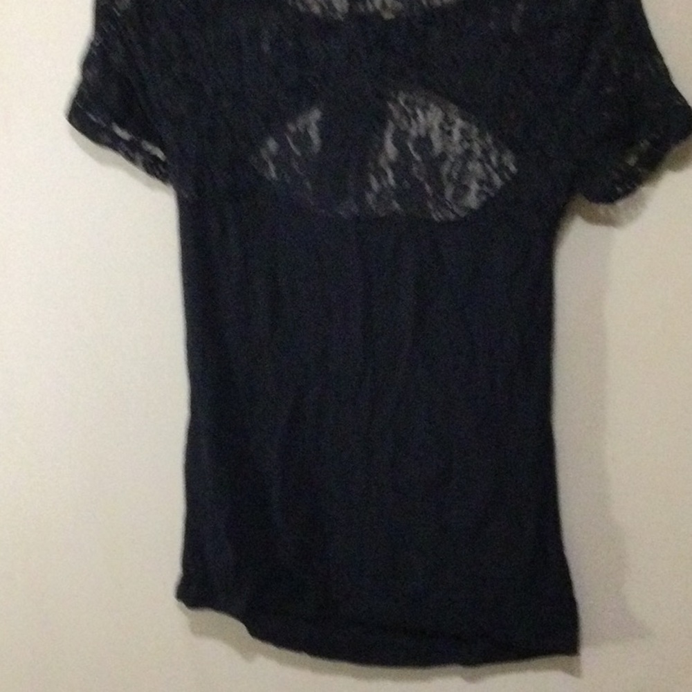 Elegant Black Lace Women's Top